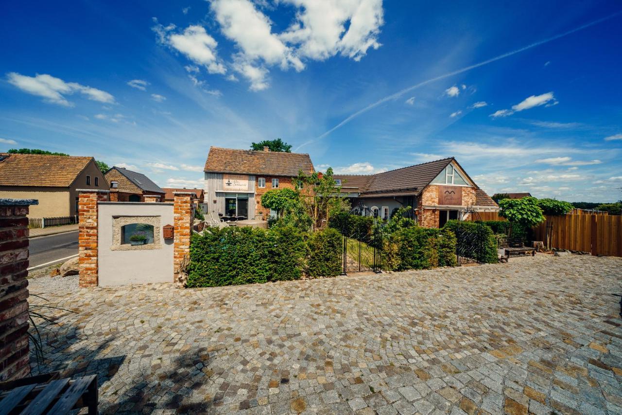 Alte Schmiede Mit Sauna, Pool Und Whirpool Im Aussenbereich Schoenstes Ferienhaus Der Lausitz Elsterheide Luaran gambar